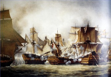 海戦 Painting - トラファルガー・クレパン海戦